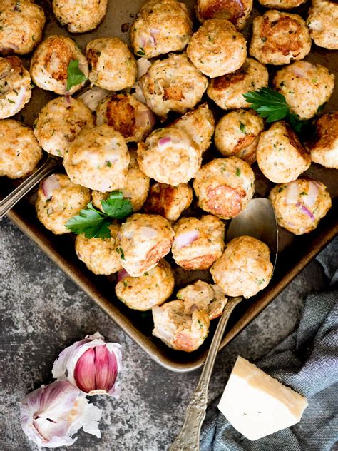 Ground Turkey Meatballs (Baked in Oven) - Sweetly Splendid