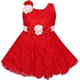 Wish Karo Baby Girls Cream Color Net Frock Dress - (fe149c-2-3 Yrs ...