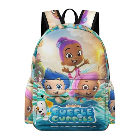 BUBBLE GUPPIES Backpacks Lightweight Bookbags Casual Daypack For Travel ...