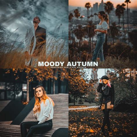 "Moody Cinematic Moody Autumn" Lightroom Preset Mobile | Adobe Ligh ...