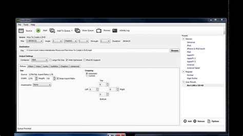 Image result for Crop Video Using Hand Brake