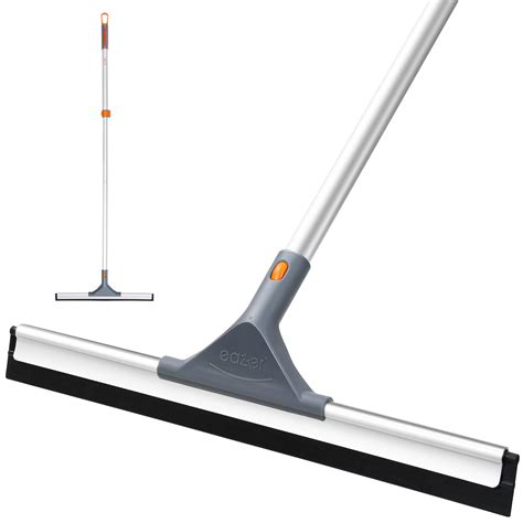 Amazon.com: eazer Floor Squeegee Broom: Heavy Duty Scrubber with ...