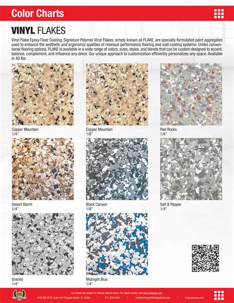 Color Charts | MajestiCoat | Epoxy Floor Coatings | Ohio