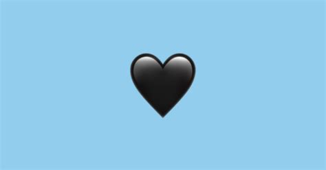 What Does A Black Heart 🖤 Emoji means and Stands for?