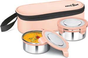 Flipkart.com | MILTON Express Meal Lunch Box 2 Inner Steel Click Lock ...