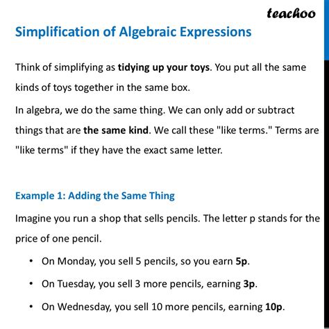Image result for Algebraic Expressions Simplification