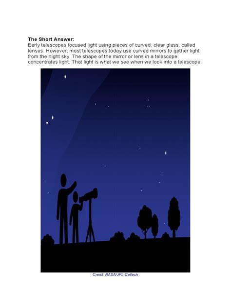 Image result for How Do Telescopes Work