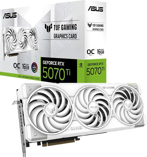 ASUS TUF GAMING GeForce RTX 5070 Ti 16GB GDDR7 White India | Ubuy