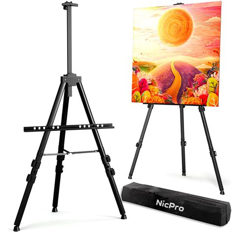 Snapklik.com : Artist Easel Stand For Display 72", Nicpro Heavy Duty ...
