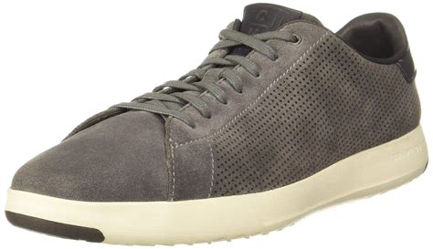 Buy Cole Haan Men Grandpro Tennis Sneaker Grey Leather 9 UK (43 EU) (10 ...