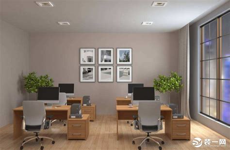 小型办公室装修效果图|空间|室内设计|川豪装饰装修设计 - 原创作品 - 站酷 (ZCOOL)