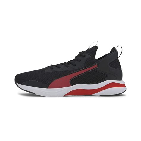 Puma Men, SOFTRIDE RIFT, Black-High Risk Red, Running Shoe, 8UK ...