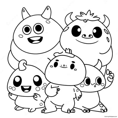 Image result for ClassDojo Monster Coloring Pages