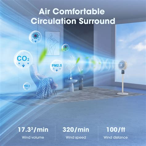 Remote Control Floor Fan Rotation Adjustable Tower Fan, Tower Fan ...