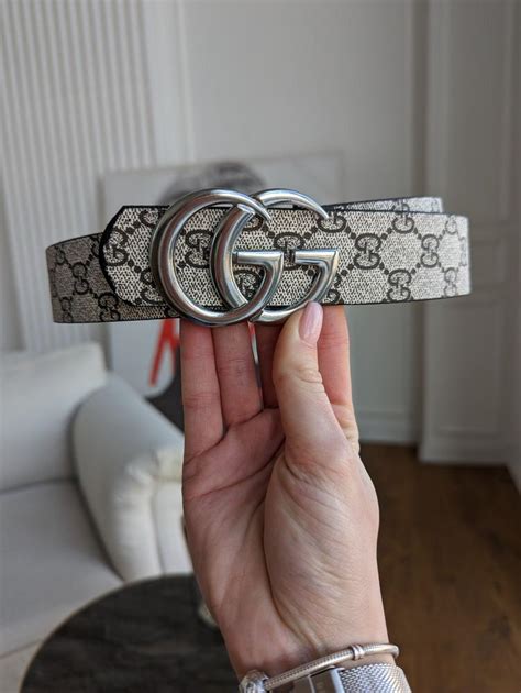 Ремень широкий Gucci женский Гуччи серый (ID#1766906223), цена: 520 ...