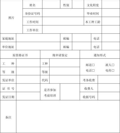 技师资格申报表范文（八篇） - 范文118