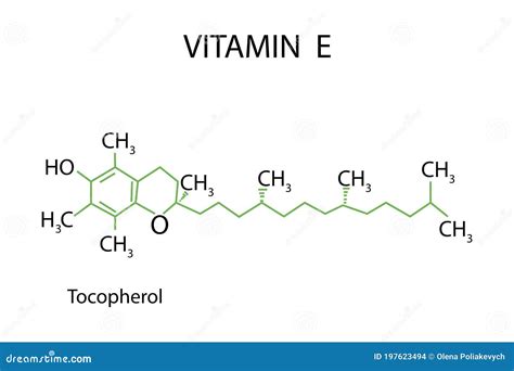 Vitamin E Chemical Structure at Michelle Robert blog