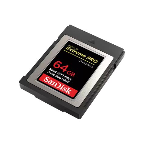 SanDisk 64GB Extreme PRO CFexpress Card Type B – RetinaPix.com