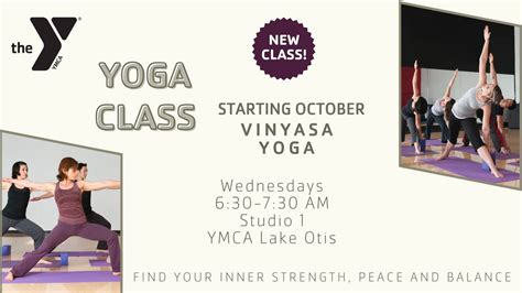 New Vinyasa Yoga Class, YMCA, Anchorage, 16 October 2024 | AllEvents