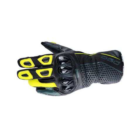 DSG HYDRO V2 RIDING GLOVE BLACK YELLOW FLUO