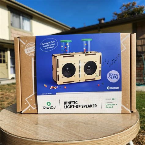 NEW KiwiCo. Kiwi Co. Kinetic Light-up Speaker Science Kit STEM ...