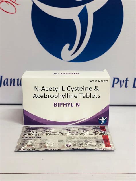N-Acetyl L-Cysteine & Acebrophylline Tablets