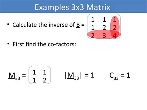 Cofactor Matrix Tutorial 的图像结果