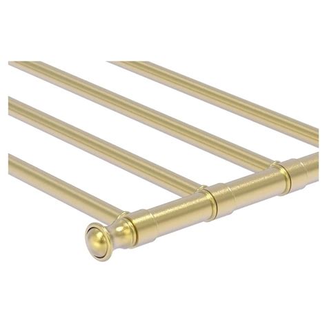 Allied Brass Carolina Satin Brass Wall Mount Towel Rack at Lowes.com