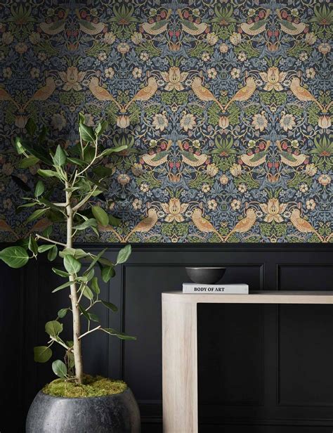 Strawberry Thief Wallpaper by Morris & Co. | Morris wallpapers, William ...