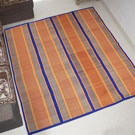 Buy HOKIPO Natural Madurkathi Handcrafted Big Chatai Mats For Home 6X7 ...