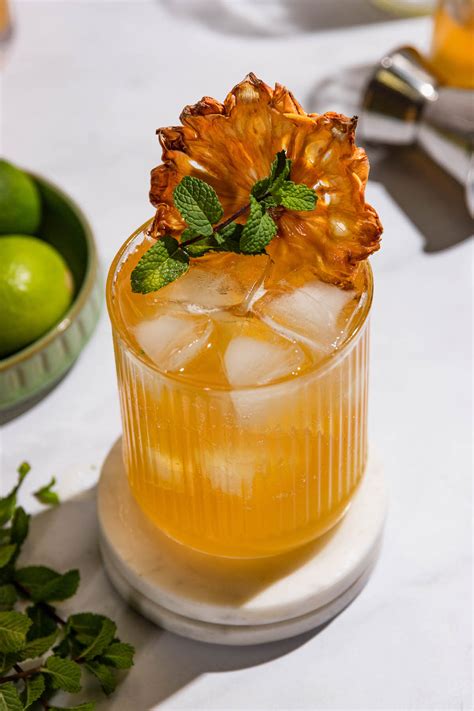 Pineapple Ginger Beer Mocktail
