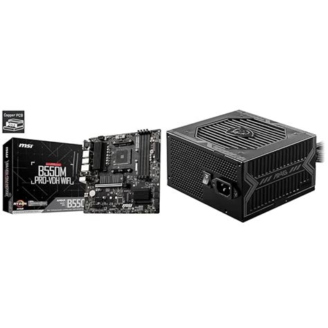 Amazon.in: Buy MSI B550M Pro-Vdh WiFi Ddr4, M.2, USB 3.2 Gen 1, Front ...