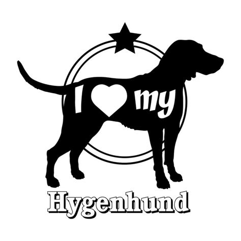 Silhouette di cani Hygenhund razze di cani animali razze di animali ...