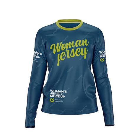 Long sleeve sports jersey | Premium PSD