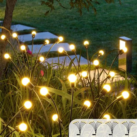 CRILEAL 8LED Solar Powered Firefly Lights,Solar India | Ubuy