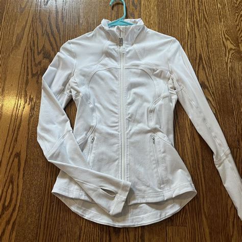 White lululemon define jacket size 2! - Depop