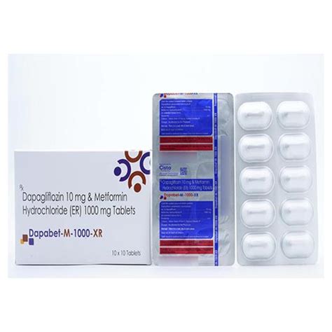 Dapabet-M-1000-XR Tablets Cista Medicorp