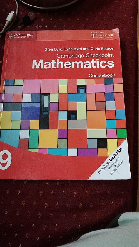 Cambridge Checkpoint Mathematics Coursebook 9 (Cambridge International ...
