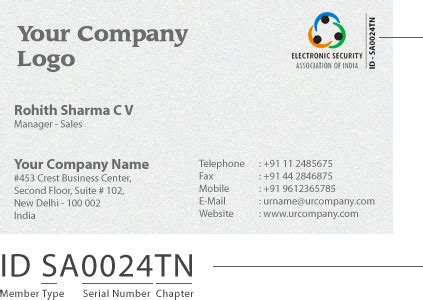 ESAI member should be identified with a unique Member ID