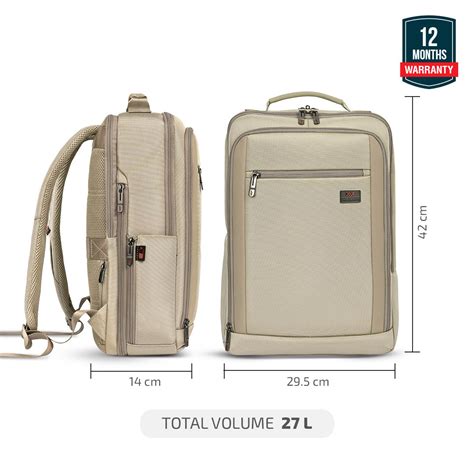 VIP VOGUE Laptop Expander Backpack – VIP Bags India