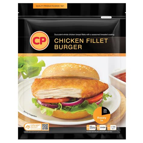 CP Foods Chicken Fillet Burger, 1.7kg |Costco UK | Costco UK