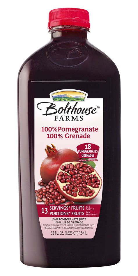 Bolthouse Farms 100% Pomegranate Fruit Juice, 52 oz - Walmart.com
