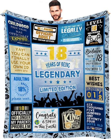 Amazon.com: Sqovulw 18th Birthday Gifts for Boy, 18 Year Old Boy ...