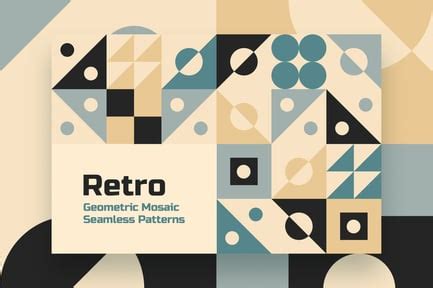 Image result for Retro Geometric Patterns