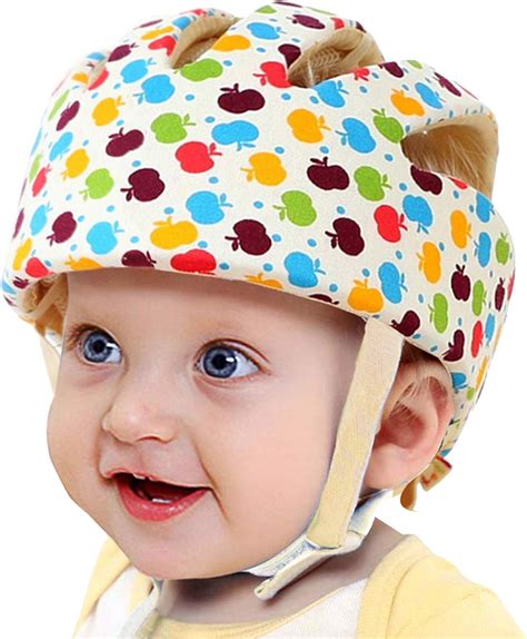 Amazon.com : IULONEE Infant Baby Helmet for Crawling Running Soft Adjustable Cap When Learning ...