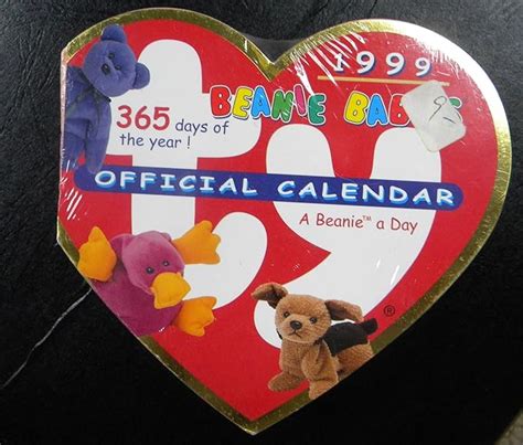 Beanie Baby Birthday Calendar - Printable Word Searches