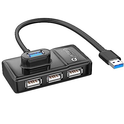 Quantum 4 Port USB Hub (1 Port 3.0 & 3 Port 2.0) with High Speed Data ...