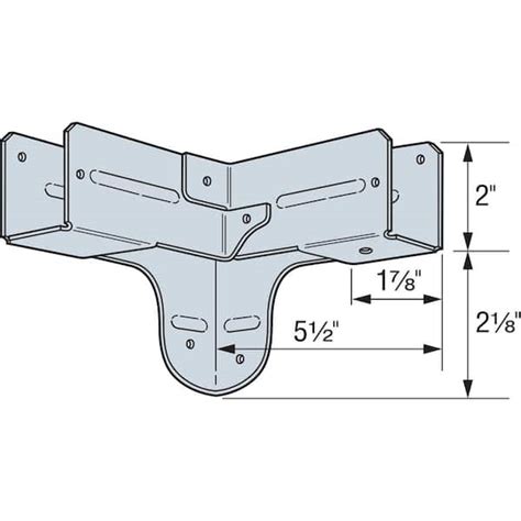 Buy RTC 18-Gauge ZMAX Galvanized Rigid Tie Corner for 2x Nominal Joist ...