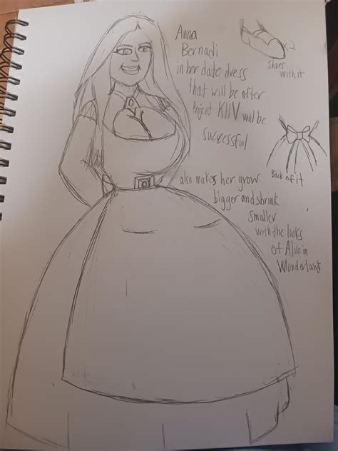 Anna Bernadi in her date dress by RipHunterParadox on DeviantArt