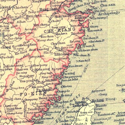 China & Its Territories 1912 Map by National Geographic | Avenza Maps